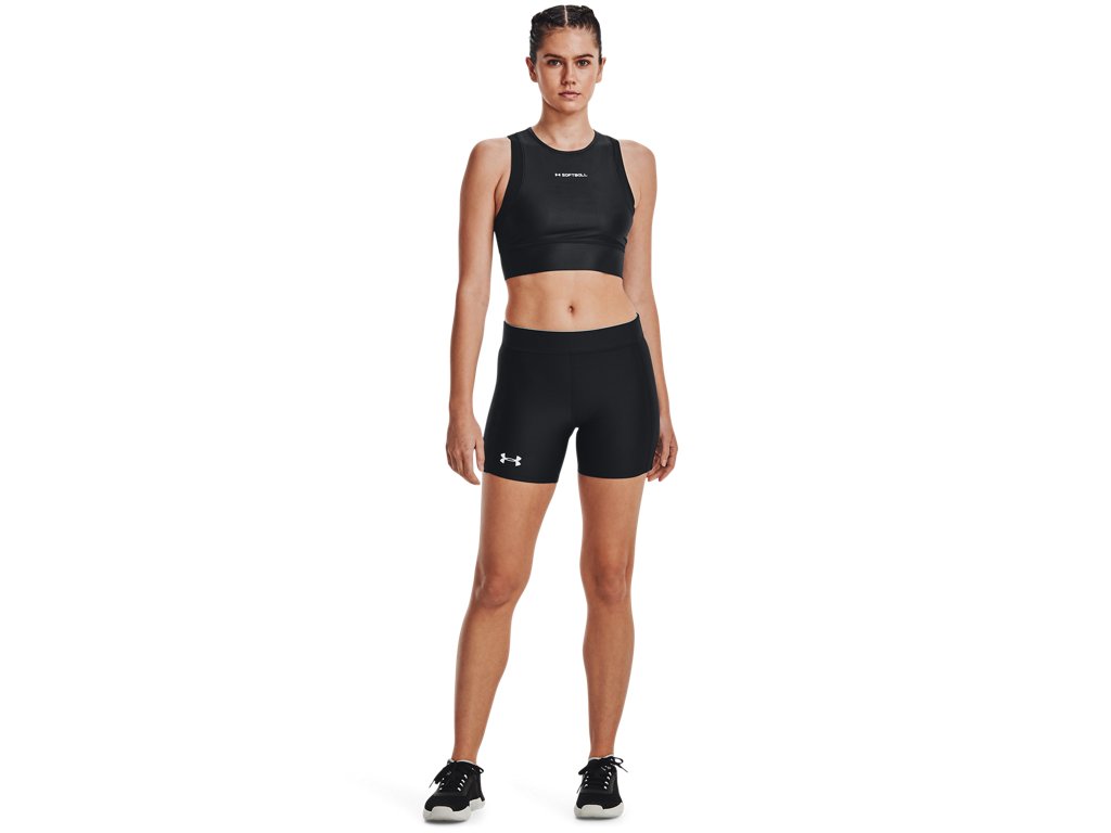 Under Armour Women's Utility Slider Shorts - Super-Light HeatGear Fabric