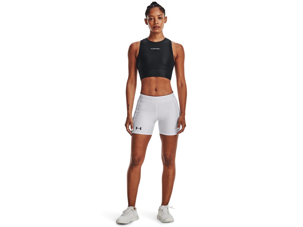 Under Armour Women's Utility Slider Shorts - Super-Light HeatGear Fabric