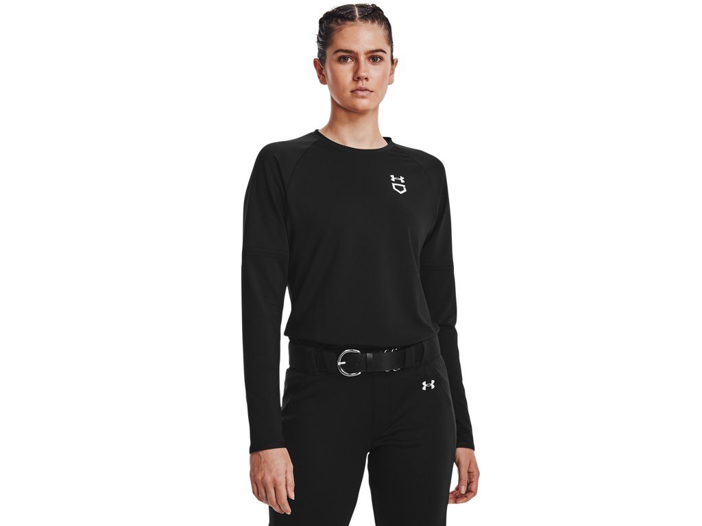 Under Armour Womens Utility Waffle Crew Pullover - Customizable Sleeves