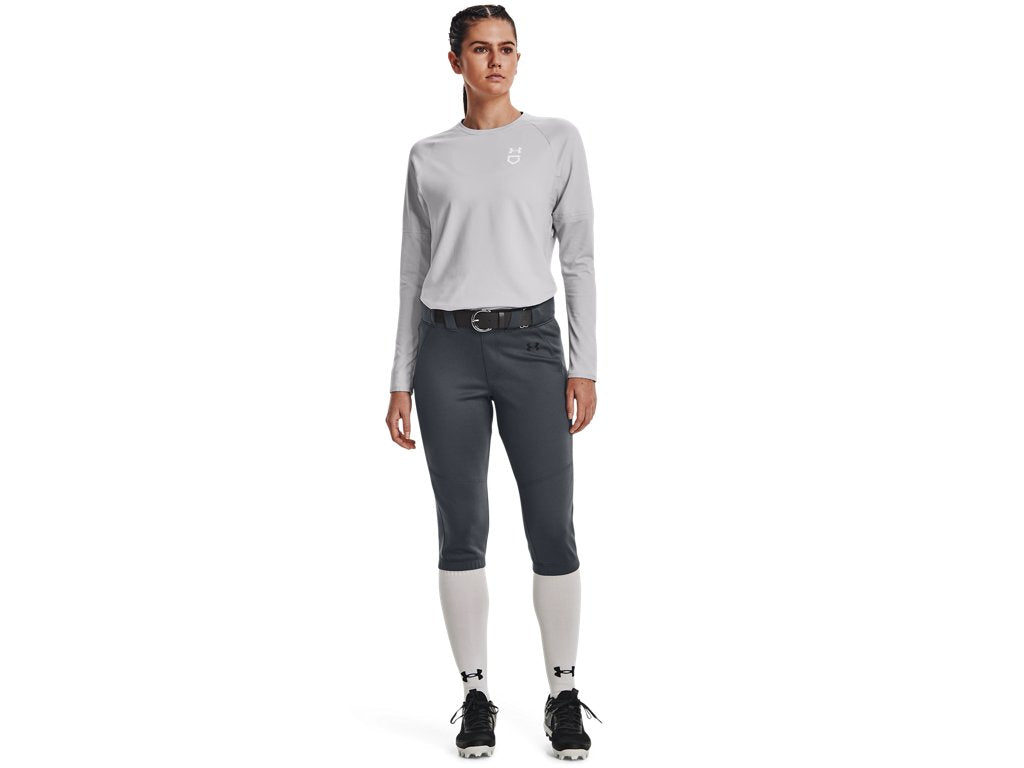Under Armour Womens Utility Waffle Crew Pullover - Customizable Sleeves