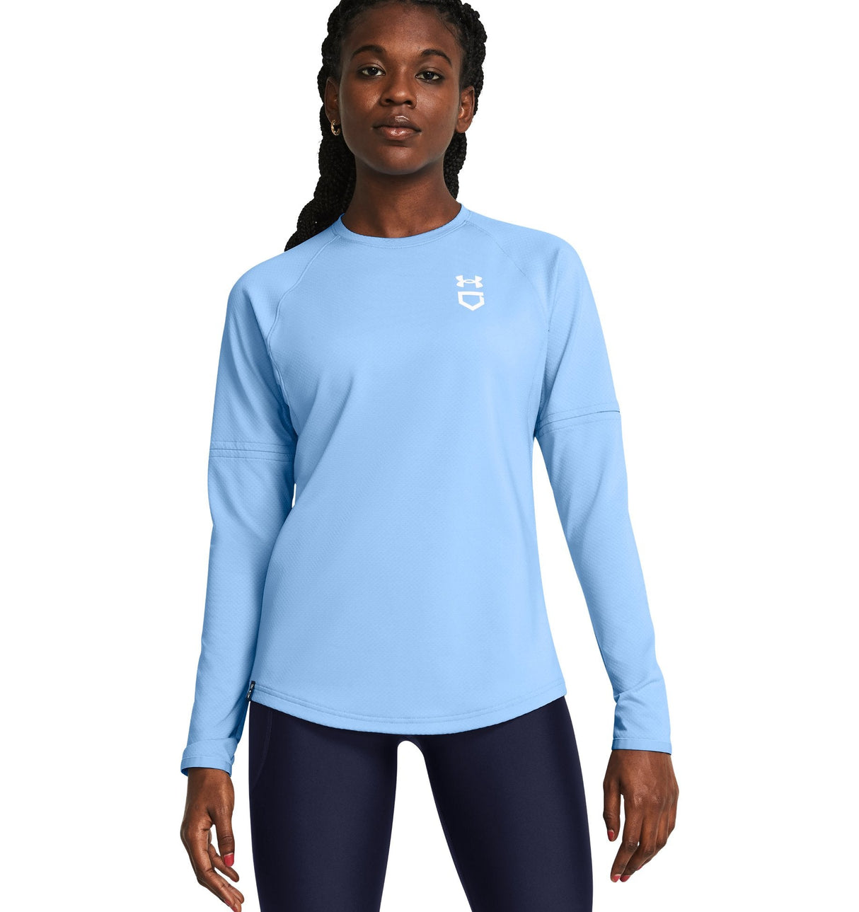 Under Armour Womens Utility Waffle Crew Pullover - Customizable Sleeves