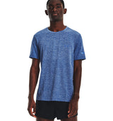 Under Armour Mens UA Seamless Stride Short Sleeve Shirt - Engineered Mesh Ventilation