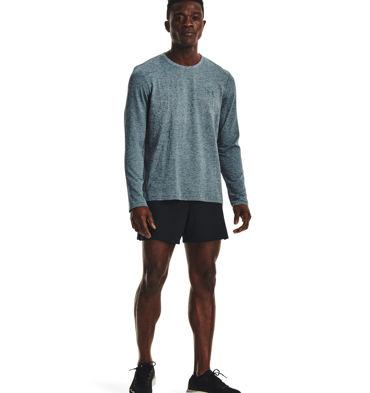 Under Armour Mens UA Seamless Stride Long Sleeve - Engineered Mesh Ventilation