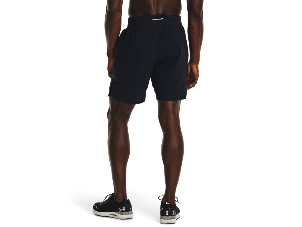 Under Armour Mens UA Launch Elite 2-in-1 7'' Shorts - Built-in Iso-Chill Mesh Compression Shorts