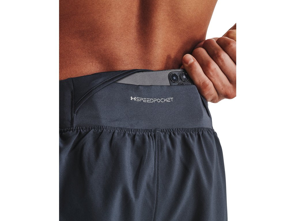 Under Armour Mens UA Launch Elite 2-in-1 7'' Shorts - Built-in Iso-Chill Mesh Compression Shorts