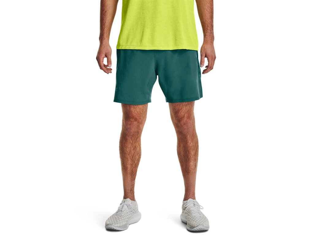 Under Armour Mens UA Launch Elite 2-in-1 7'' Shorts - Built-in Iso-Chill Mesh Compression Shorts