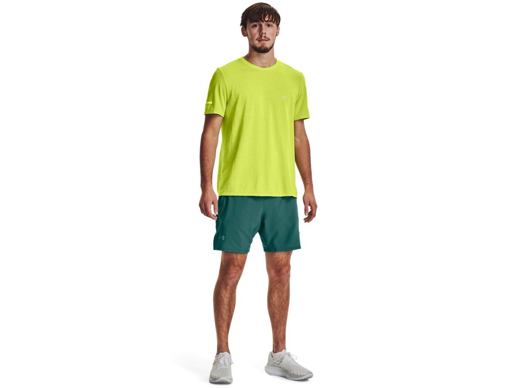 Under Armour Mens UA Launch Elite 2-in-1 7'' Shorts - Built-in Iso-Chill Mesh Compression Shorts