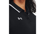 Under Armour Womens Team Tipped Polo - Breathable and Lightweight