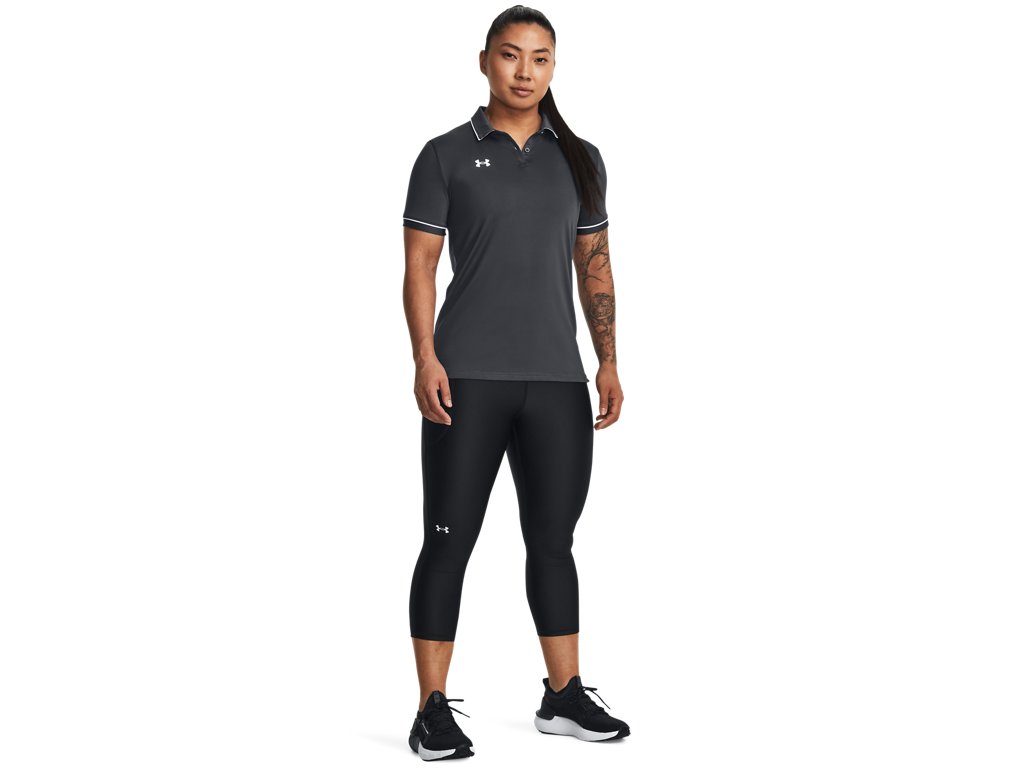Under Armour Womens Team Tipped Polo - Breathable and Lightweight