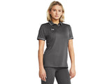 Under Armour Womens Team Tipped Polo - Breathable and Lightweight