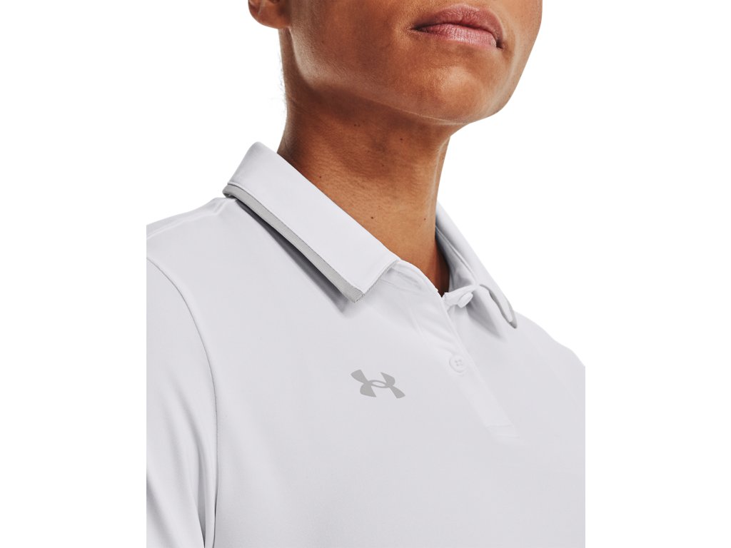 Under Armour Womens Team Tipped Polo - Breathable and Lightweight