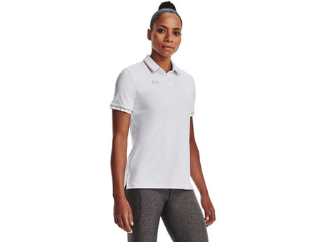 Under Armour Womens Team Tipped Polo - Breathable and Lightweight