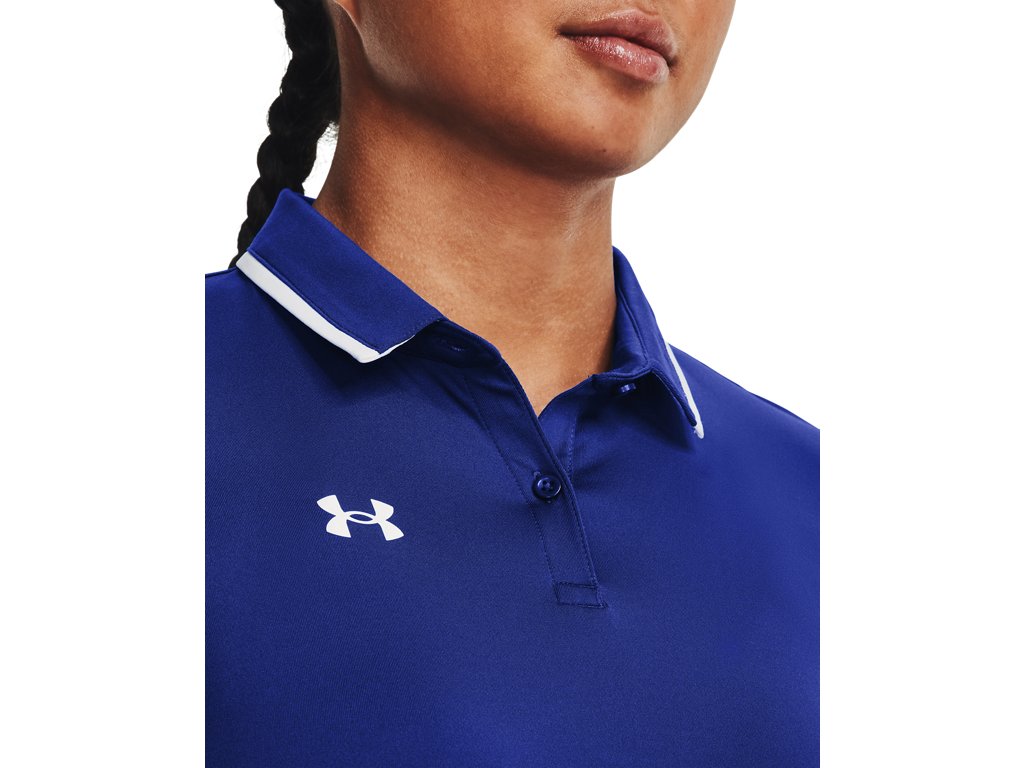 Under Armour Womens Team Tipped Polo - Breathable and Lightweight