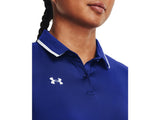 Under Armour Womens Team Tipped Polo - Breathable and Lightweight