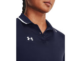 Under Armour Womens Team Tipped Polo - Breathable and Lightweight