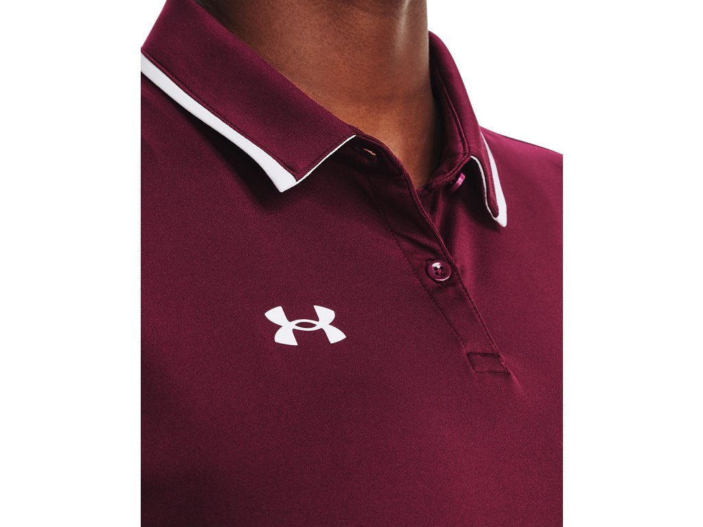 Under Armour Womens Team Tipped Polo - Breathable and Lightweight