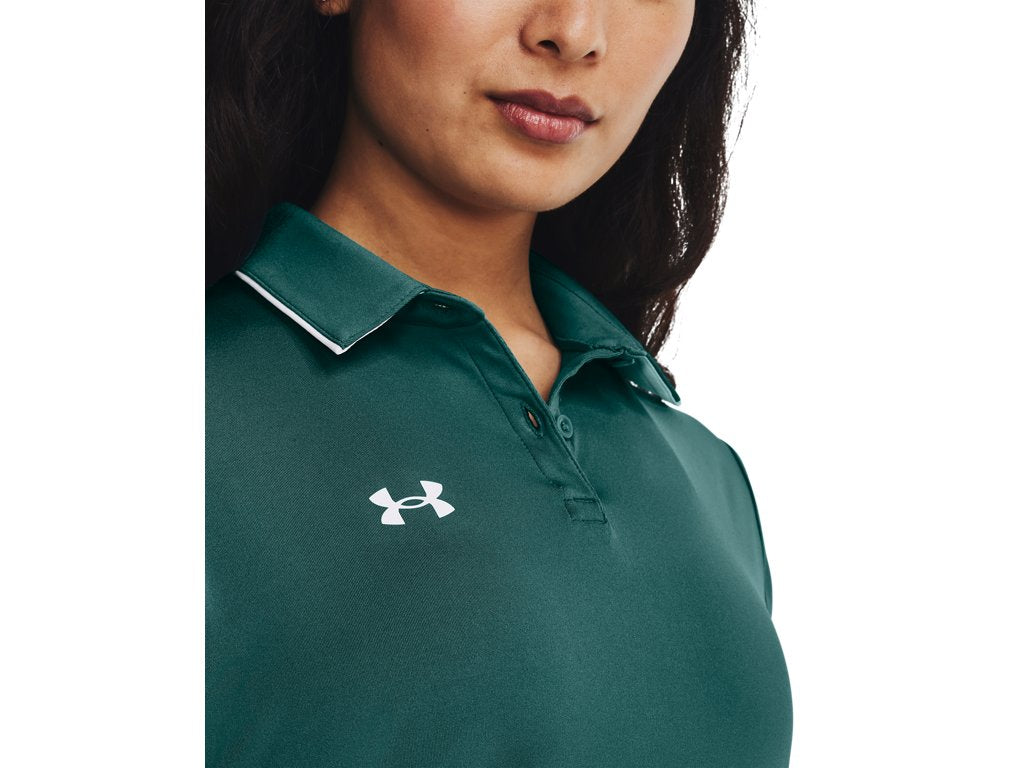 Under Armour Womens Team Tipped Polo - Breathable and Lightweight