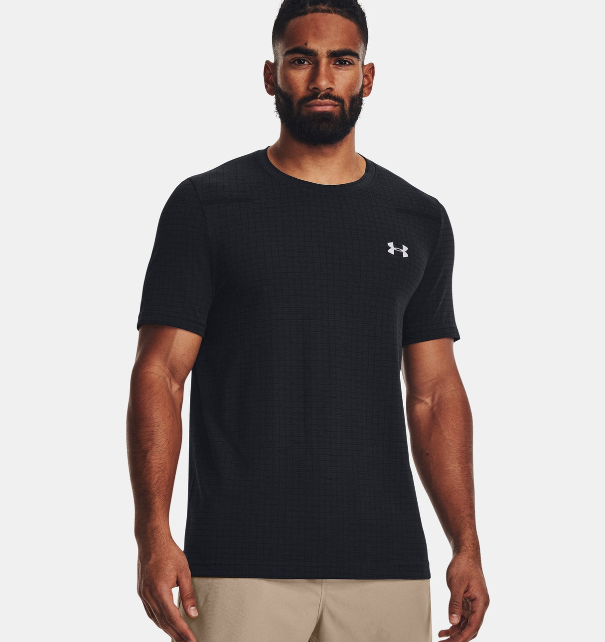 Under Armour Mens UA Seamless Grid Short Sleeve - Engineered Mesh Ventilation