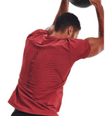 Under Armour Mens UA Seamless Grid Short Sleeve - Engineered Mesh Ventilation
