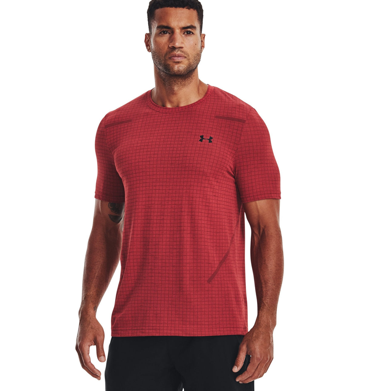 Under Armour Mens UA Seamless Grid Short Sleeve - Engineered Mesh Ventilation