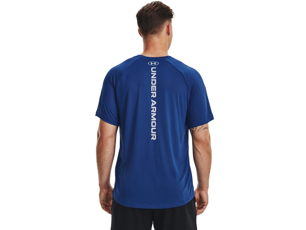 Under Armour Mens Tech Reflective Short Sleeve Shirt - Quick-Drying