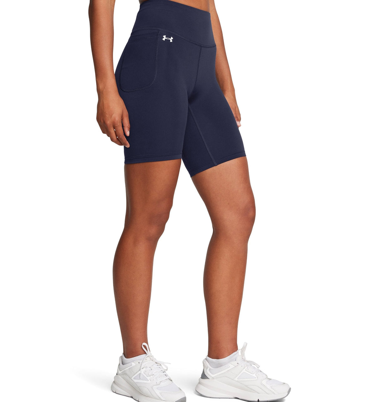 Under Armour Womens UA Motion Bike Shorts - Breathable and Comfortable