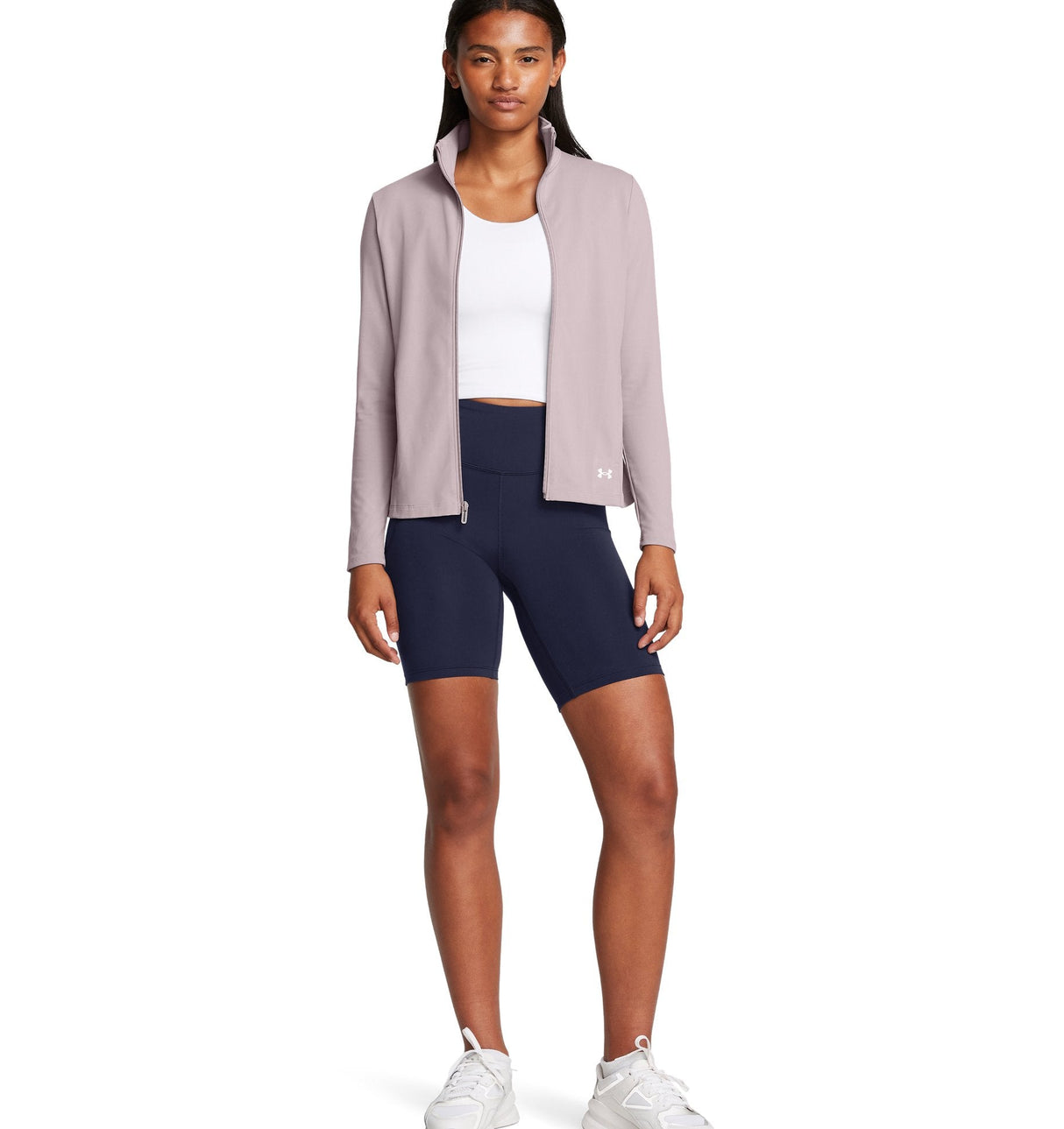Under Armour Womens UA Motion Bike Shorts - Breathable and Comfortable