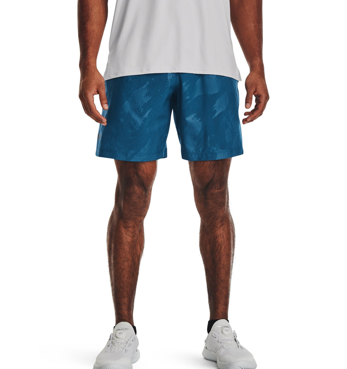 Under Armour Mens Tech Woven Emboss Shorts - Ultra Lightweight and Breathable