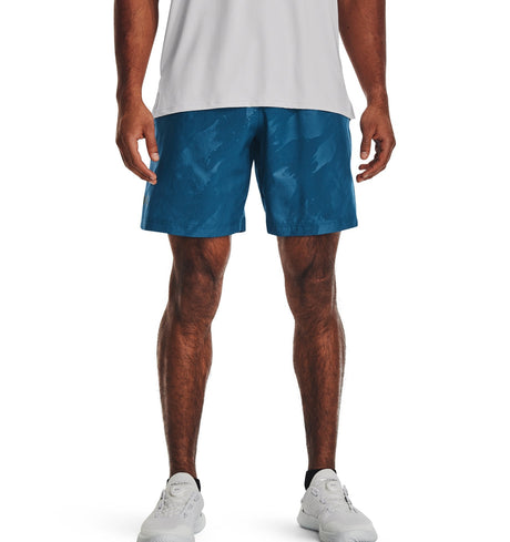 Under Armour Mens Tech Woven Emboss Shorts - Ultra Lightweight and Breathable