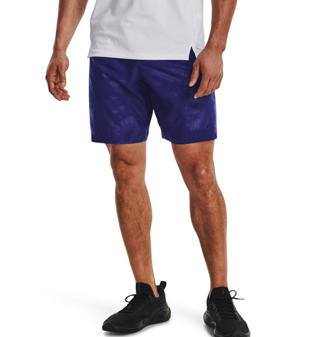 Under Armour Mens Tech Woven Emboss Shorts - Ultra Lightweight and Breathable