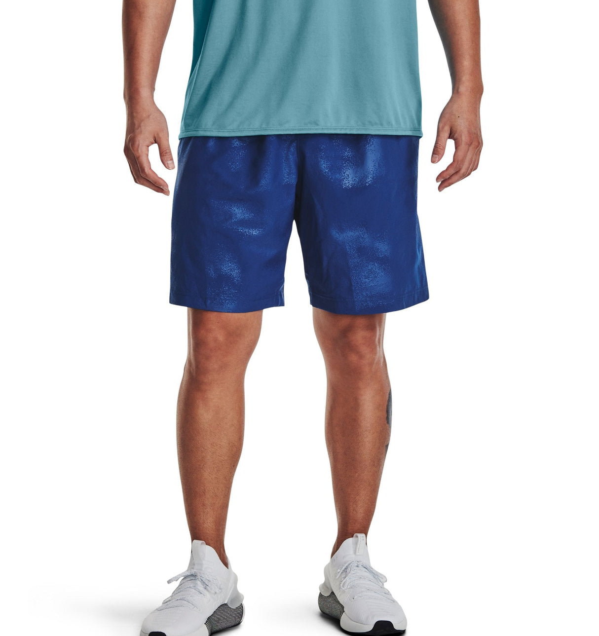 Under Armour Mens Tech Woven Emboss Shorts - Ultra Lightweight and Breathable