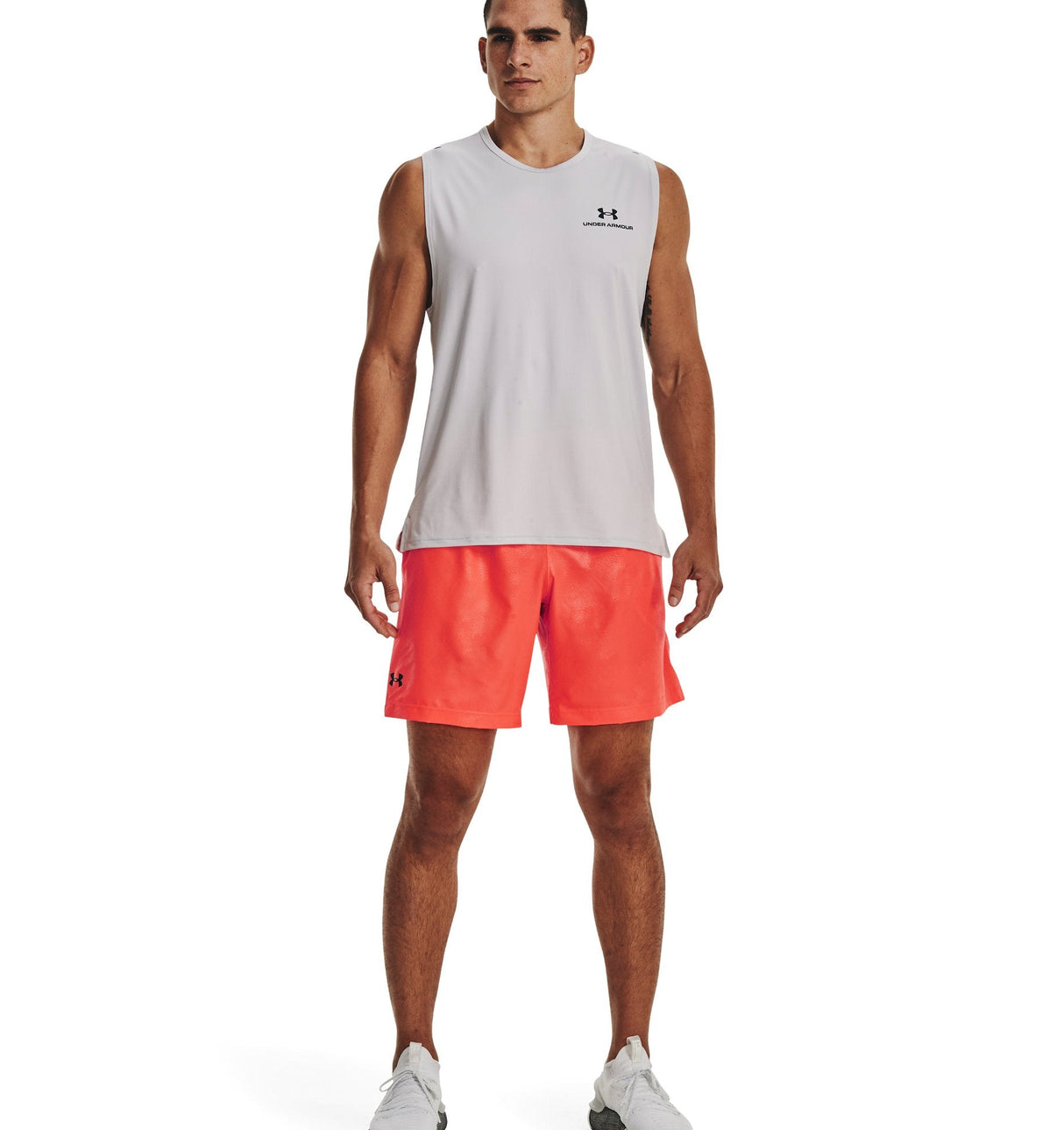 Under Armour Mens Tech Woven Emboss Shorts - Ultra Lightweight and Breathable