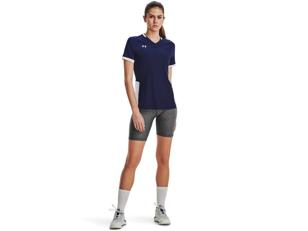 Under Armour Womens Powerhouse 2.0 Volleyball Jersey - With HeatGear Fabric and Mesh Panels