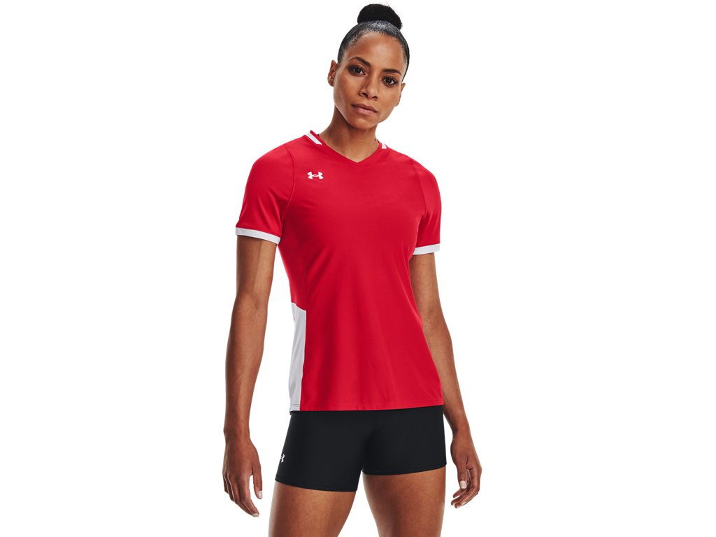Under Armour Womens Powerhouse 2.0 Volleyball Jersey - With HeatGear Fabric and Mesh Panels