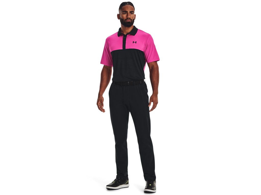 Under Armour Mens UA Performance 3.0 Colorblock Polo Apparel - Sweat Wicking