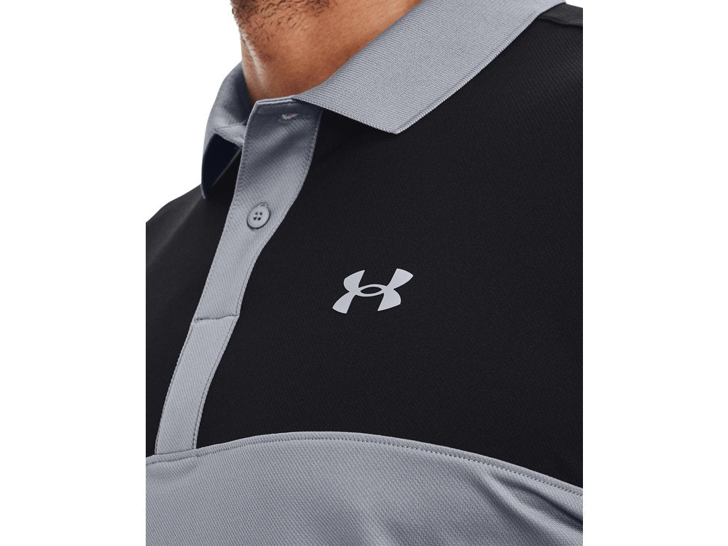 Under Armour Mens UA Performance 3.0 Colorblock Polo Apparel - Sweat Wicking