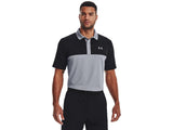 Under Armour Mens UA Performance 3.0 Colorblock Polo Apparel - Sweat Wicking