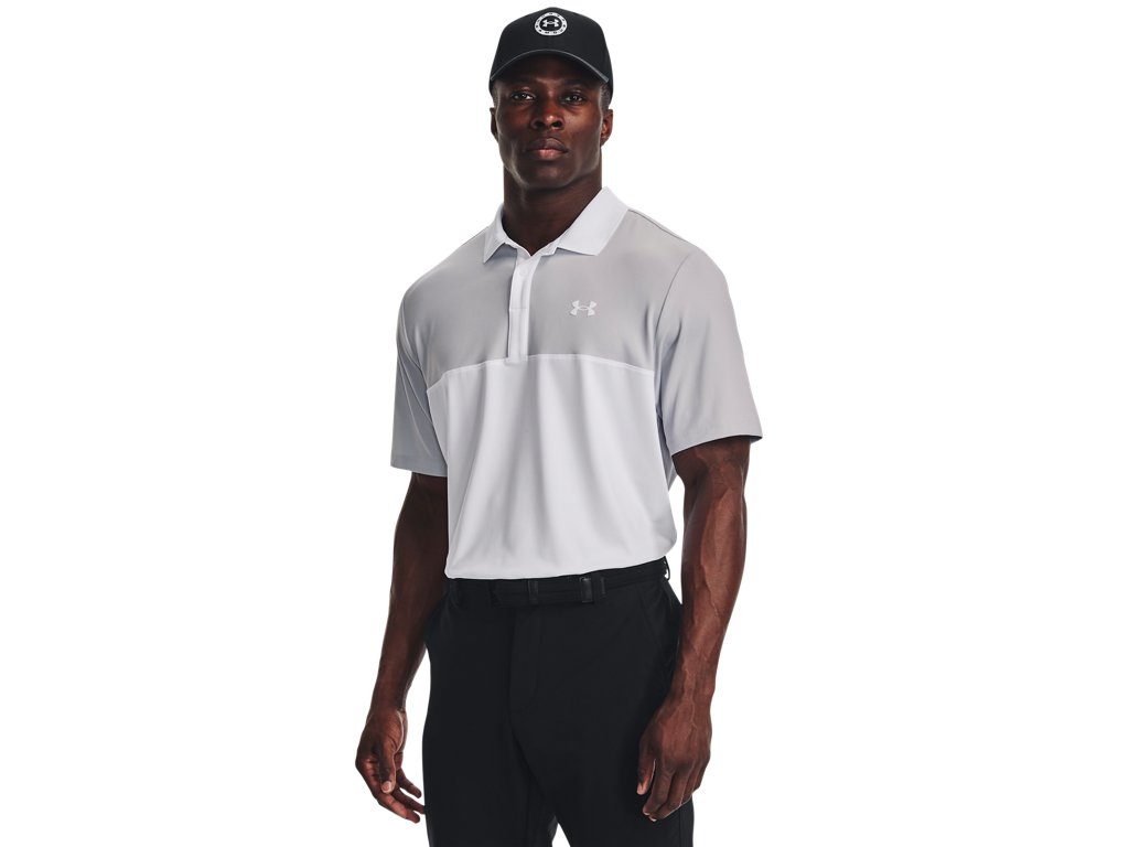 Under Armour Mens UA Performance 3.0 Colorblock Polo Apparel - Sweat Wicking