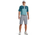 Under Armour Mens UA Performance 3.0 Colorblock Polo Apparel - Sweat Wicking