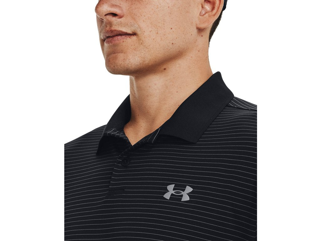 Under Armour Mens UA Matchplay Stripe Polo - Enhanced Breathability