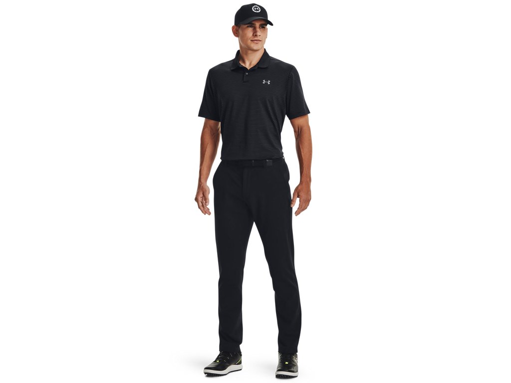 Under Armour Mens UA Matchplay Stripe Polo - Enhanced Breathability