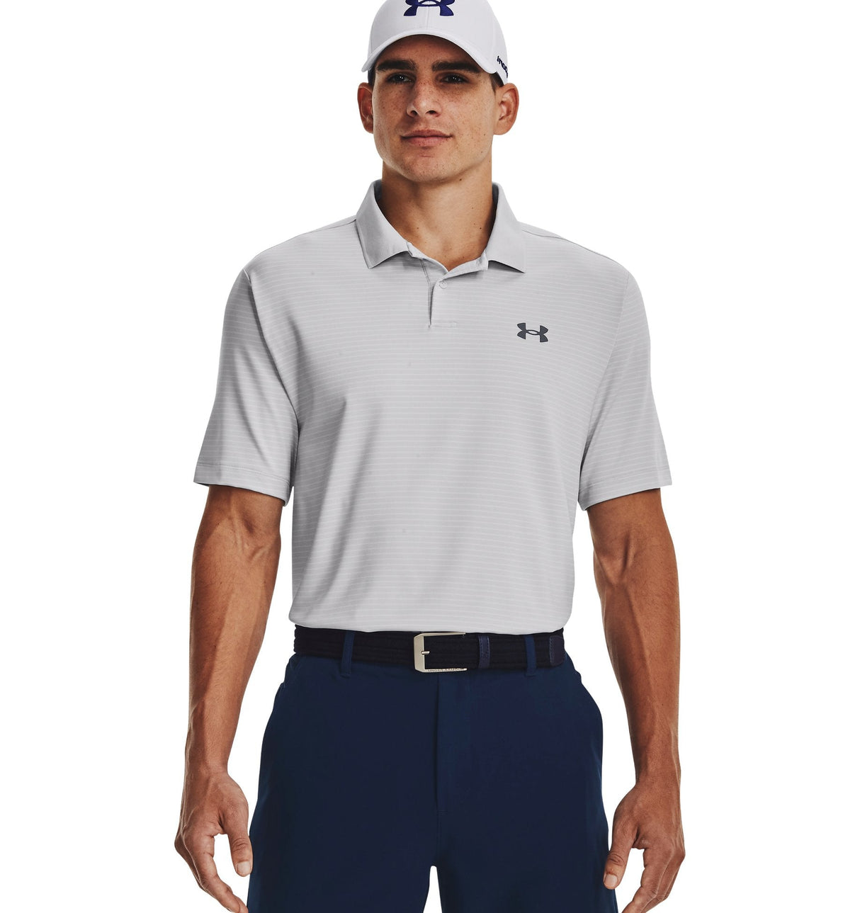 Under Armour Mens UA Matchplay Stripe Polo - Enhanced Breathability