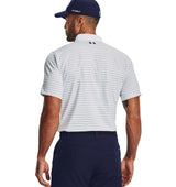 Under Armour Mens UA Matchplay Stripe Polo - Enhanced Breathability