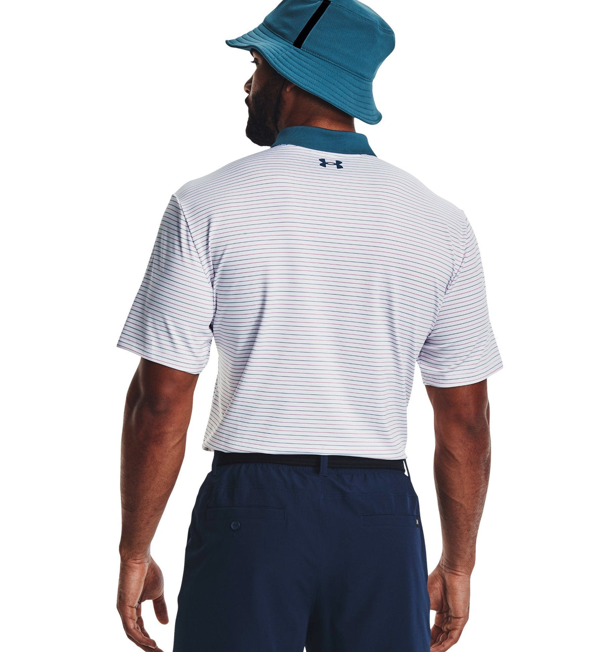 Under Armour Mens UA Matchplay Stripe Polo - Enhanced Breathability