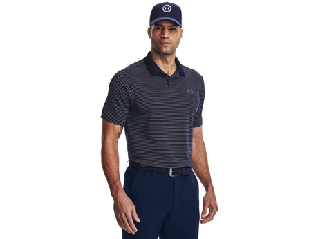 Under Armour Mens UA Matchplay Stripe Polo - Enhanced Breathability