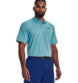 Under Armour Mens UA Matchplay Stripe Polo - Enhanced Breathability