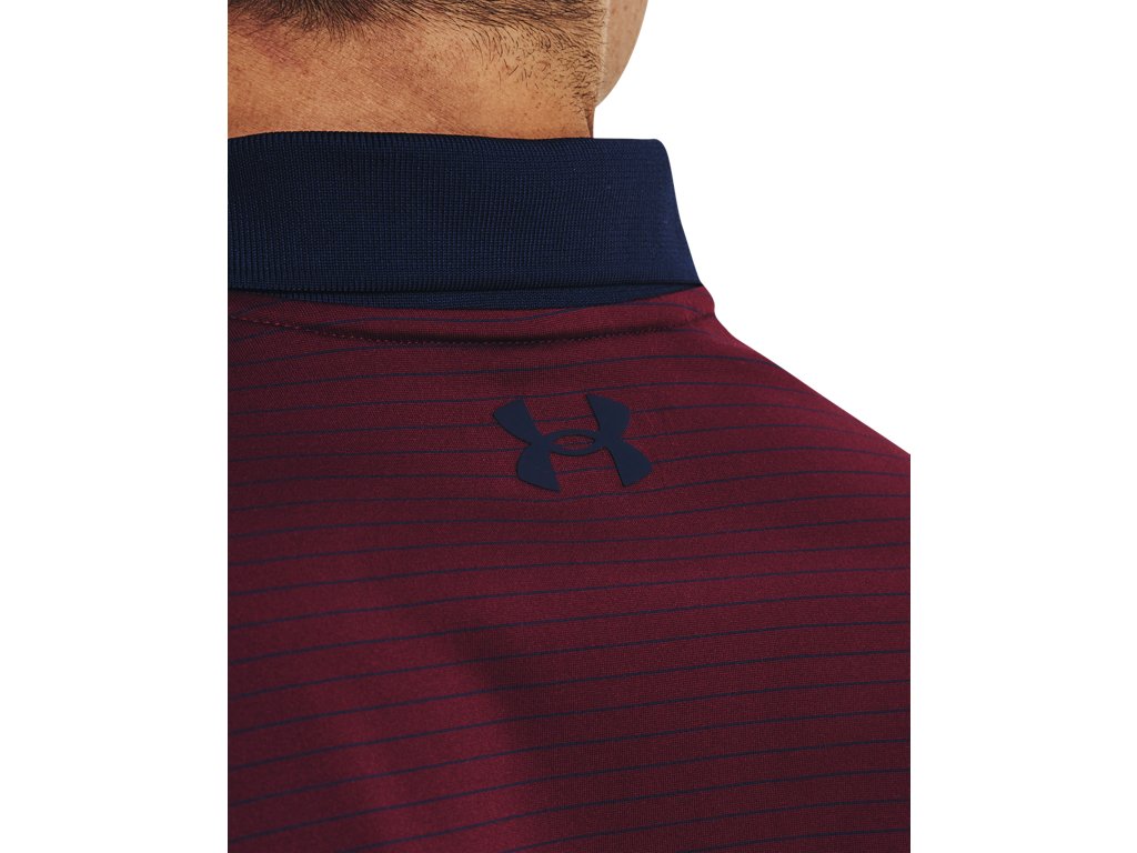 Under Armour Mens UA Matchplay Stripe Polo - Enhanced Breathability