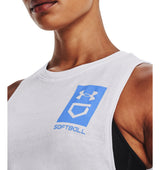 Under Armour Womens Softball Box Logo Tank Top - Quick-Drying Comfort