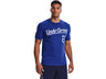 Under Armour Mens UA Baseball Script Short Sleeve T-Shirt - Quick-Drying Cotton Blend