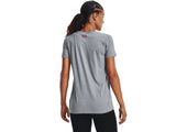 Under Armour Womens Softball Bar Short Sleeve T-Shirt - Quick-drying Cotton Blend